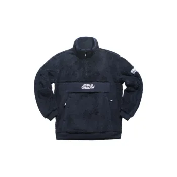CORALIAN Velvet feel Coat Unisex Black