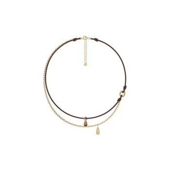GOOGMO 18K Gold Plated Copper Necklaces Women's