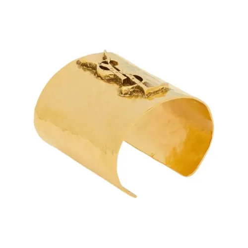 SAINT LAURENT Brass Bangles Women's Gold