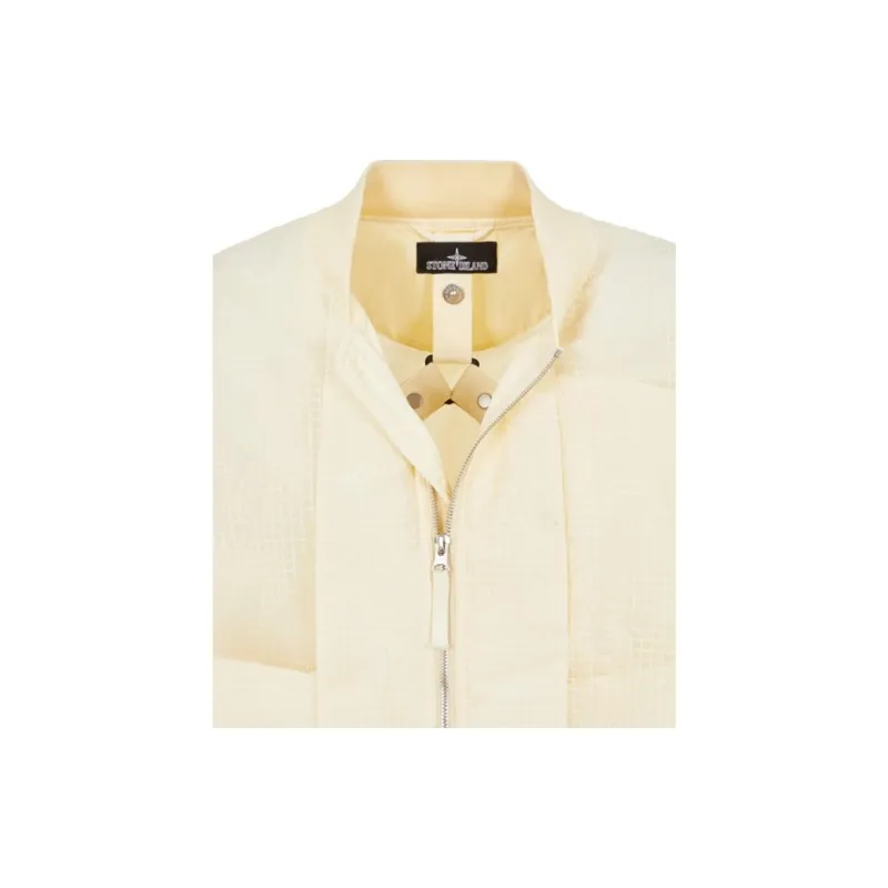 STONE ISLAND Zipped Bomber Jacket-4