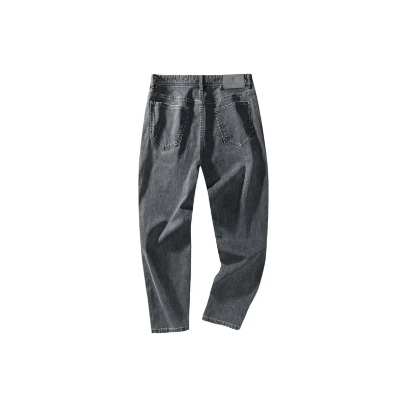 Dance With Wolves Jeans Men's Black Blue-1
