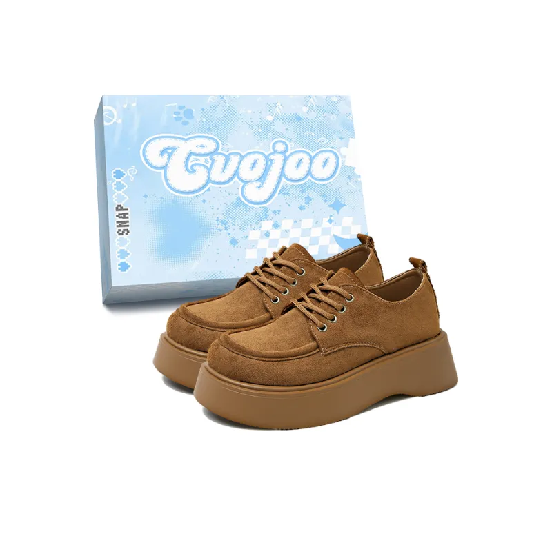 CVOJOO Vintage Big Head Shoes Casual Single Shoes Women's-5