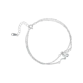 CLARKIA FLOWER S999 Fine Silver Bracelets Women's