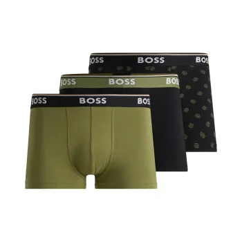HUGO BOSS Logo print Boxers Pack Of Three