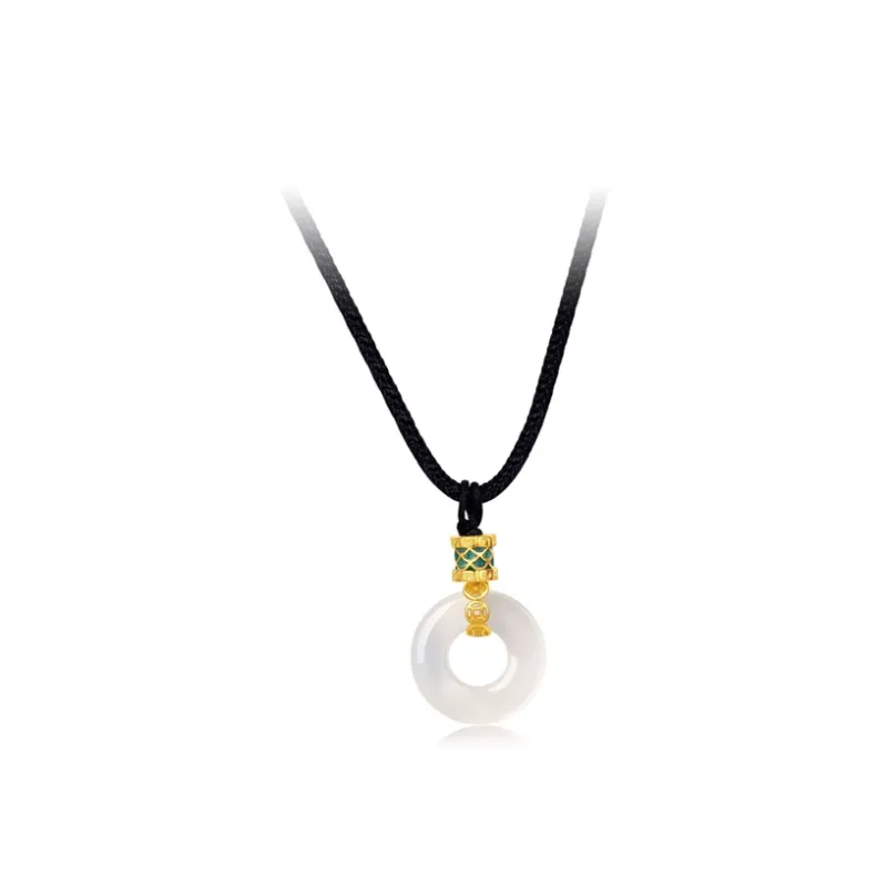 Ancient Jewelry Chalcedony Necklaces Unisex-0