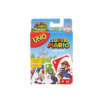MATTEL UNO Super Mario Card Game Fun Board Games