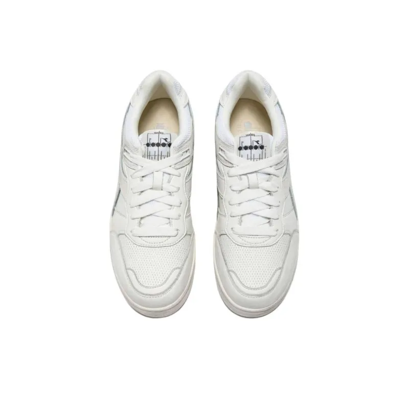 Diadora Heritage Anti Slip Wear Resistant Low Top Casual Shoes Men's White-1