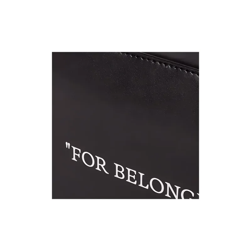 OFF-WHITE Slogan Printed Makeup Pouch-3
