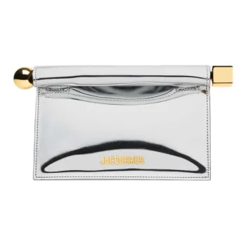 Jacquemus Polyurethane Crossbody Bag Shoulder Bag Mini Women's Silver