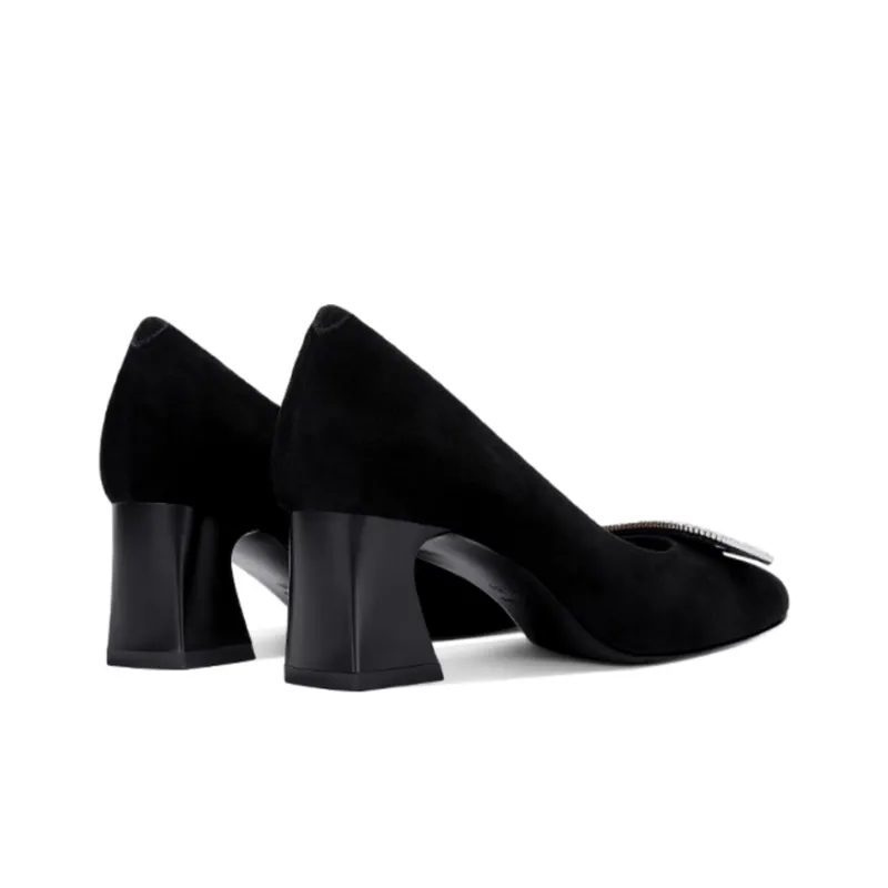 JESSICA SOPHIA Chunky Heel High Heels Women's Black-3
