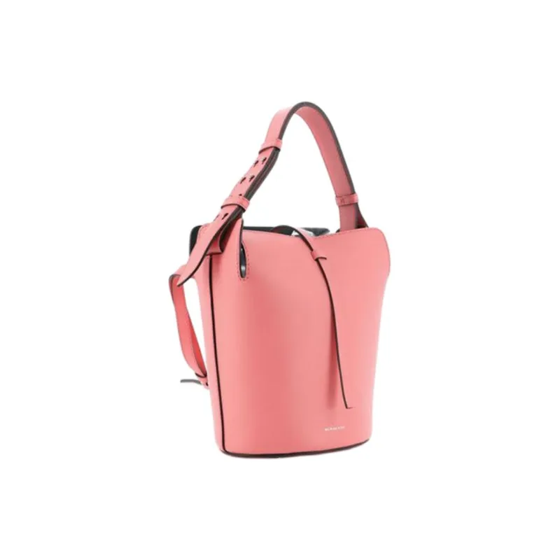 Burberry Leather Bucket Bag, Shoulder Bag, Crossbody Bag, Handbag Small Size Women's Pink-2