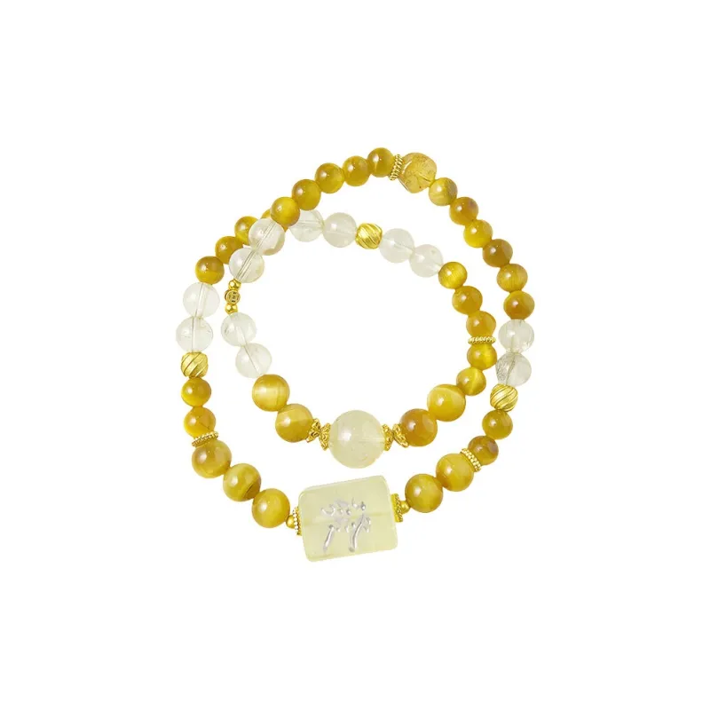 GUANFEI Tiger's Eye Stone Bracelets Women's-0