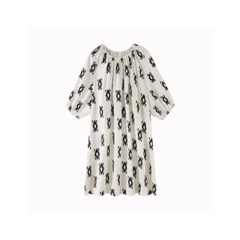 XIAFENYAN Nightgown Women's Apricot