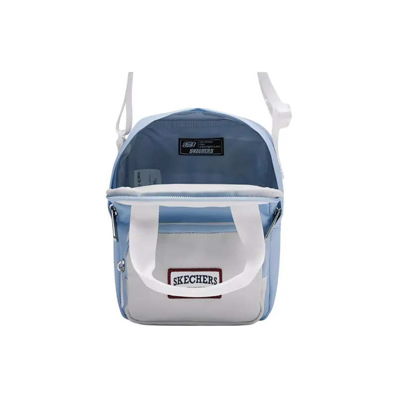 Skechers Polyester Handbag, Shoulder Bag, Crossbody Bag Regular Unisex Sky Blue-3