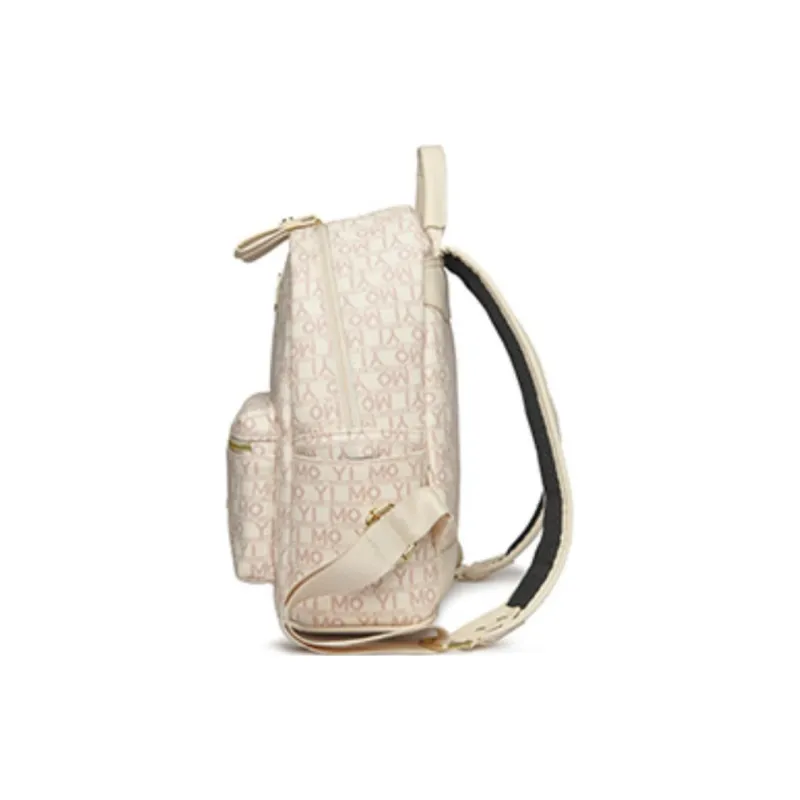 ResNonverba PU Backpack Regular Women's Ecru-2