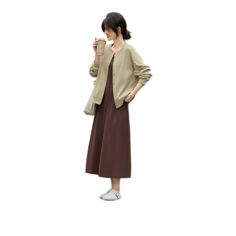 XWI Baseball Jacket Women's Yellow Pea Green-1