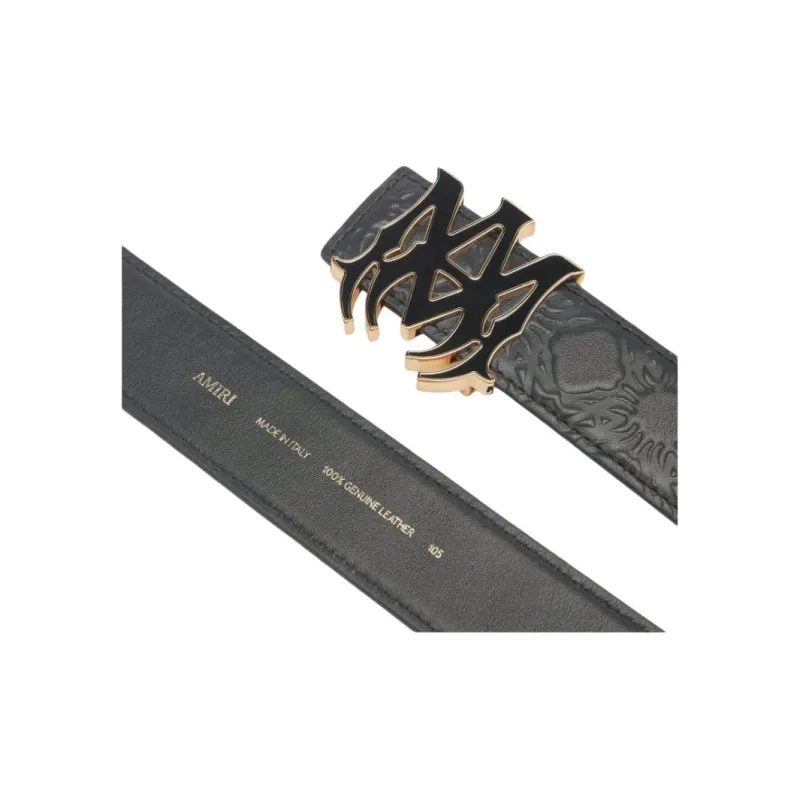 AMIRI Monogram Buckle Belt-4