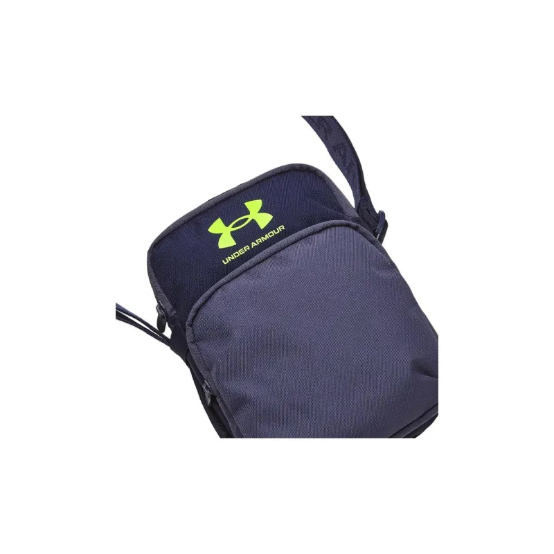 Under Armour Polyester Shoulder Bag Crossbody Bag Men's Enflamed Steel Midnight Navy-2