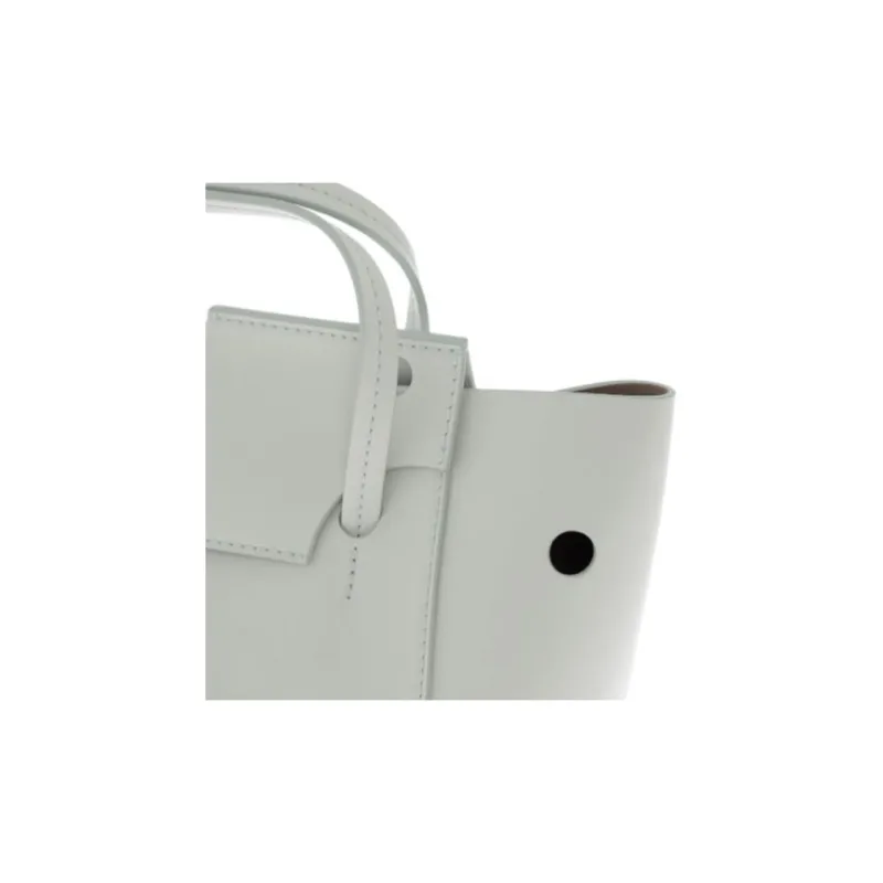 OFF-WHITE LH Tote Bag Shopping Bag Shoulder Bag Handbag Women's Light Blue-4