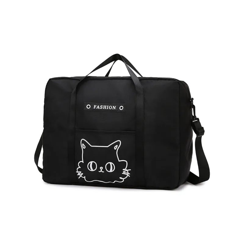 Parker Bear Oxford Travel Bag Unisex Black-1