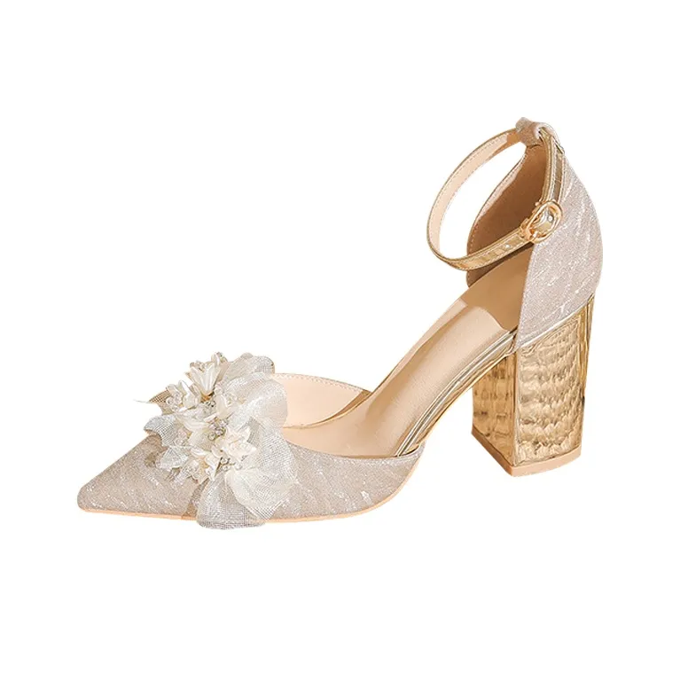 TADSW Chunky Heel High Heels Women's-3