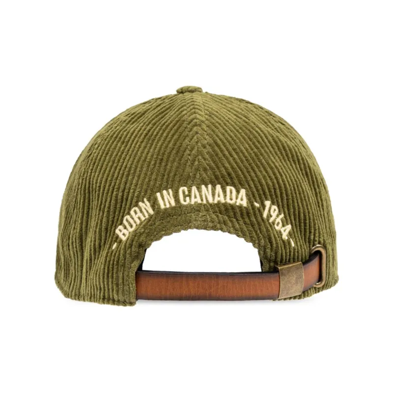 DSQUARED 2 Logo Appliqué Distressed Baseball Cap-1