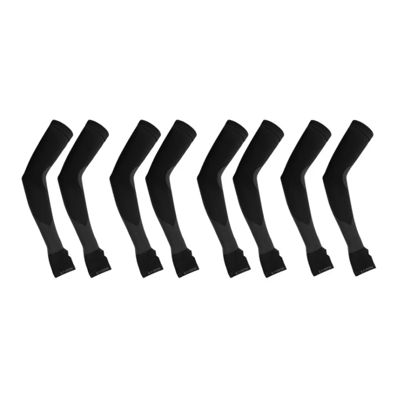 LiNing Basketball Cycling Hiking Arm Guards Sun And UV Protection Black Polyamide Unisex Comprehensive Protective-15