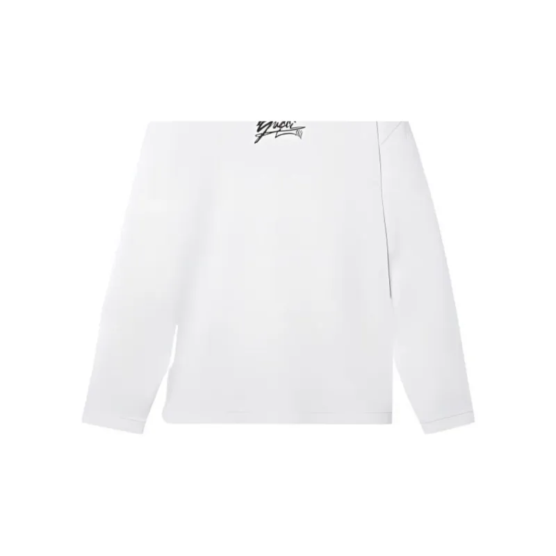 GUCCI Logo Printed Long Sleeve T Shirt-5