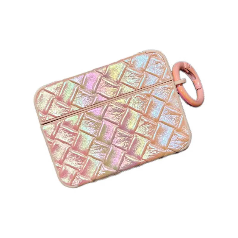 CORBELLATI Compatible With AirPods 1/2/3/Pro 1/2/4th Generation TPU Long Weave Pattern Headphone Cases-2