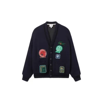 LACOSTE x CLOT Knitwear Unisex Navy Blue