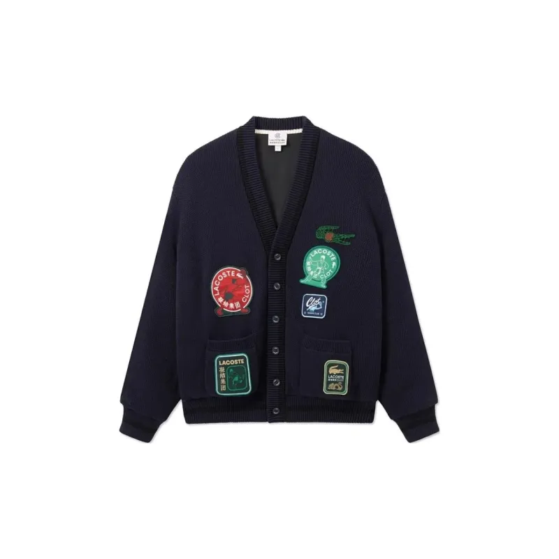 LACOSTE x CLOT Knitwear Unisex Navy Blue-0