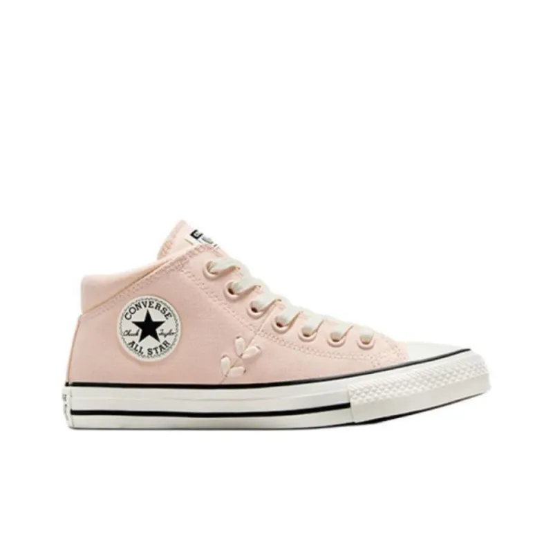 Converse Chuck Taylor All Star Anti-Slip Wear-Resistant Mid-Top Canvas Shoes Women's Pink-1