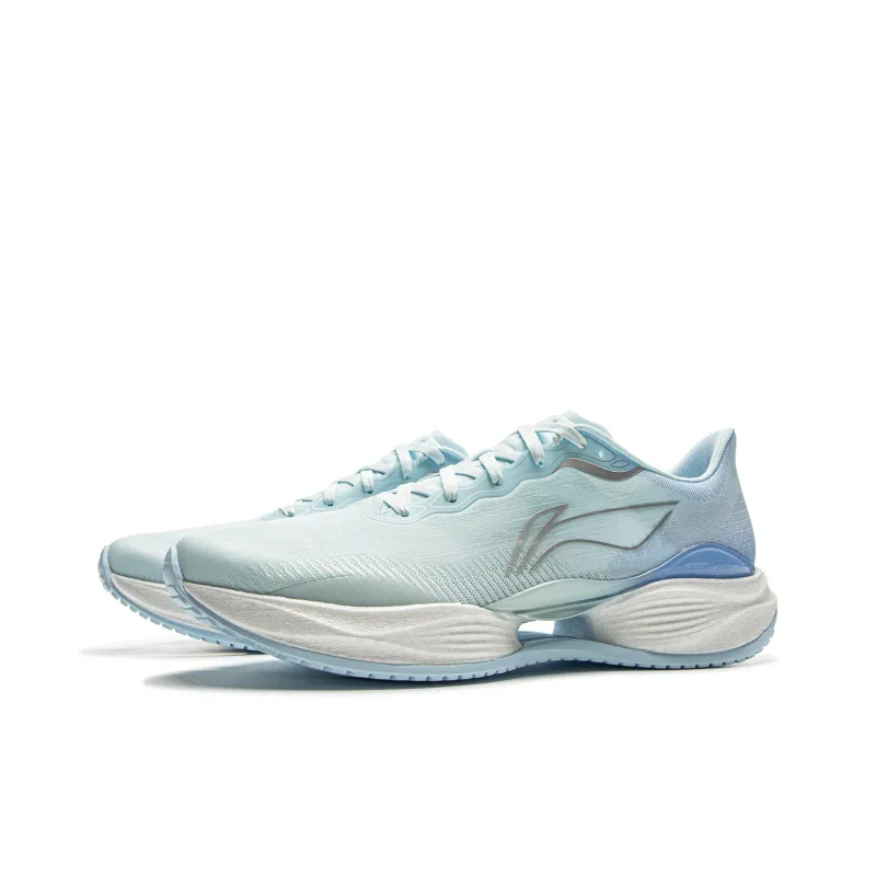 LiNing Super-Light 22 Cushioned Slip-Resistant Low-Top Casual Running Shoes Men's Light Blue-2