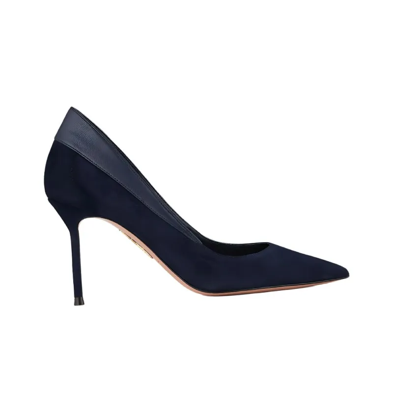 AQUAZZURA Guanto Slim Heel High Heels 8.5cm Women's Blue-1