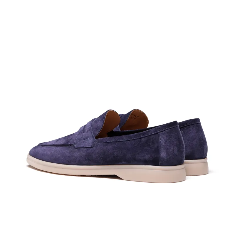 TRUFFAUT Soft Sole Breathable Fringe Slip on Loafers Men's-19