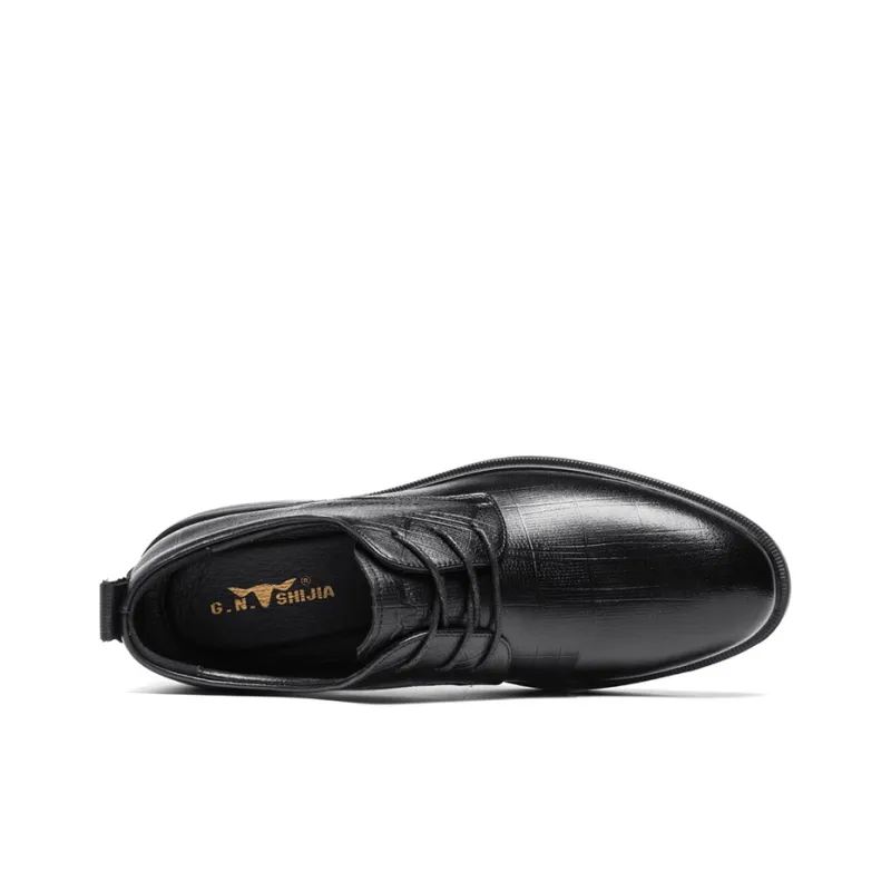 G.N.SHIJIA Dress Shoes Men's Black-4