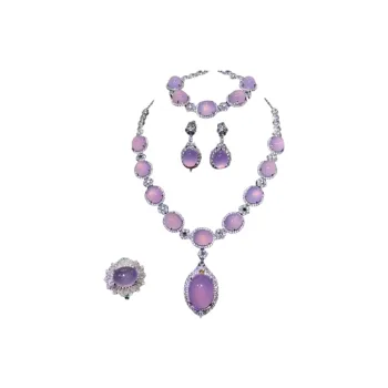 JUNWEN Chalcedony Necklaces Women's