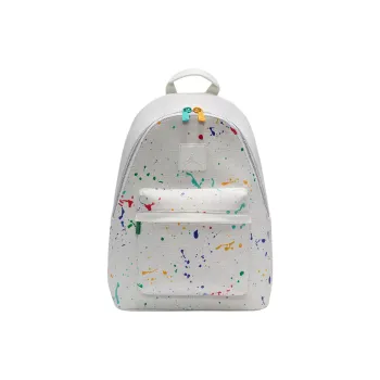 Jordan Monogram Polyester Backpack Unisex White