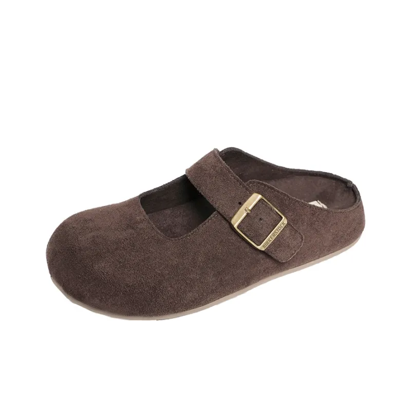 Nrillo Abrasion-Resistant Slip-Resistant Wrap-toe Slippers Women's-0