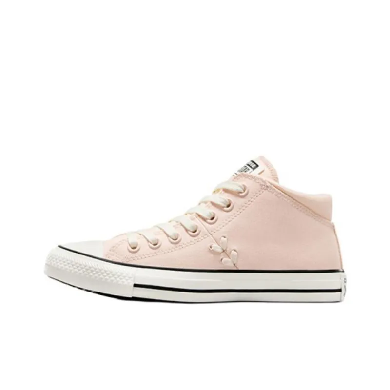 Converse Chuck Taylor All Star Anti-Slip Wear-Resistant Mid-Top Canvas Shoes Women's Pink-0