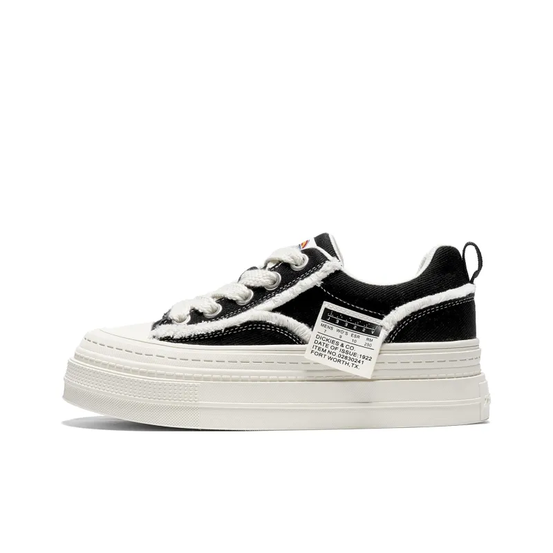 Dickies Low-Top Skateboard Shoes Women's Black-0