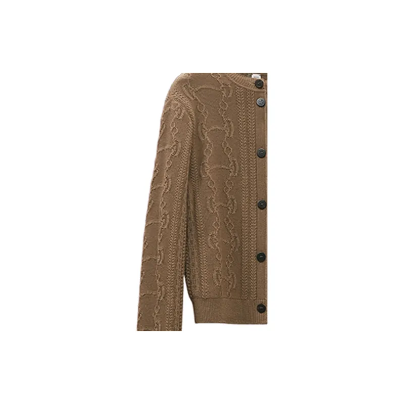 HERMES Cashmere Sweaters Women's Gobi Green-3