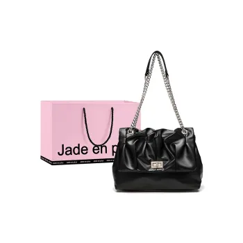 Jade En Plus PU Shoulder Bag Regular Women's Ink Stone Black