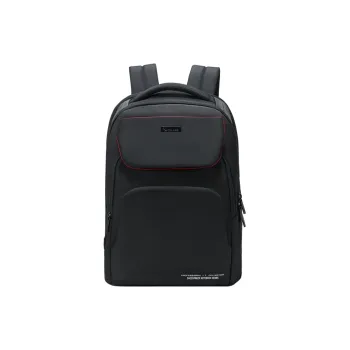 OIWAS National Geographic Fabric Travel Backpack Laptop Bag Regular Unisex Black