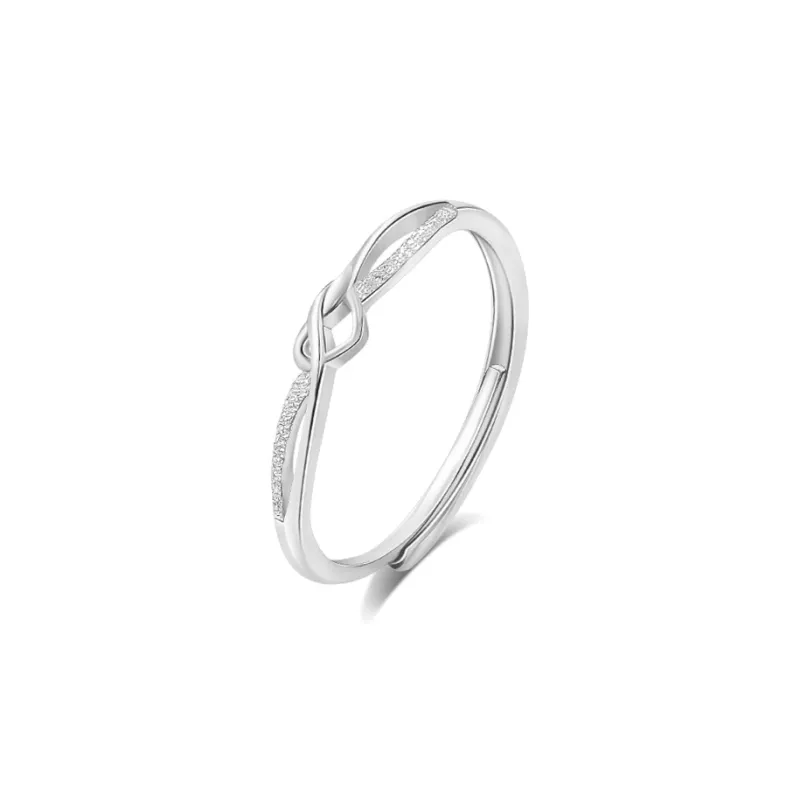 BLANK IN BLANK Sterling Silver Rings Unisex-10