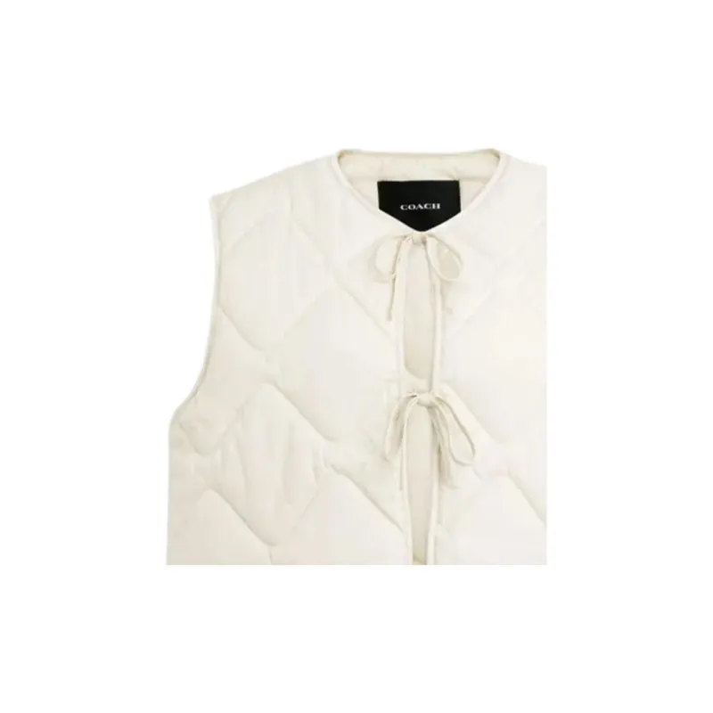 COACH Vests Women's White-4