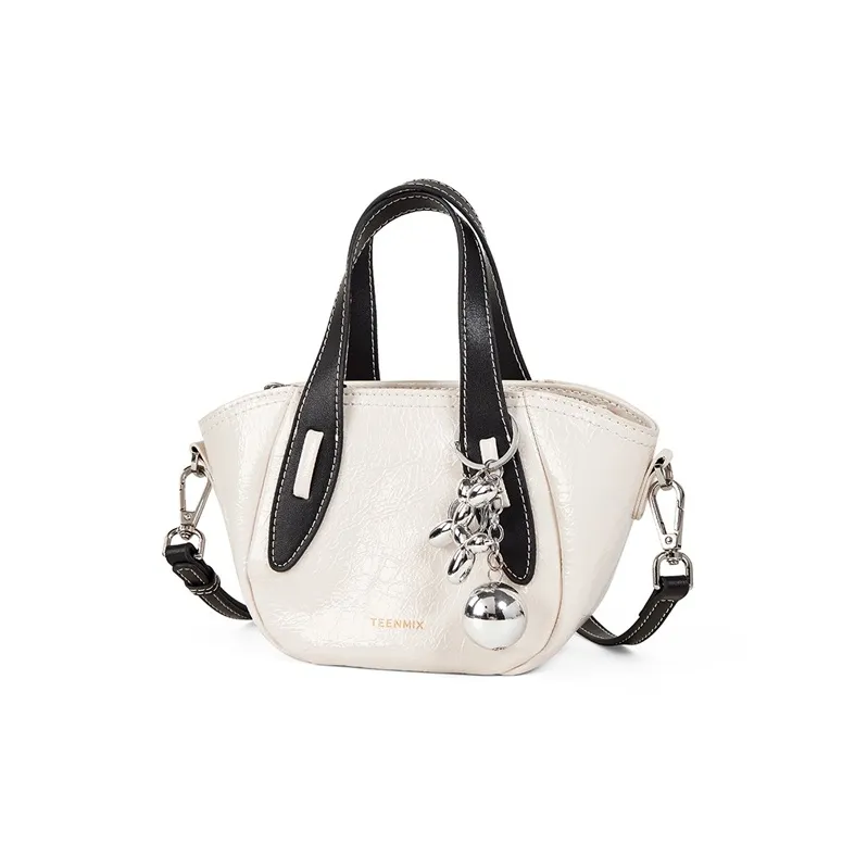Teenmix Synthetic Leather With Cow Leather Handbag Women's Multicolor-7