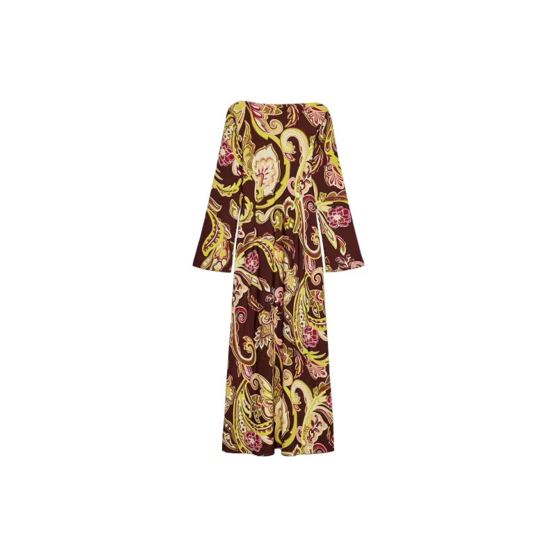 ZARA Long Sleeved Dress Women's Multicolor-1