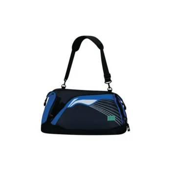 LiNing Polyester Travel Bag Unisex Black & Blue