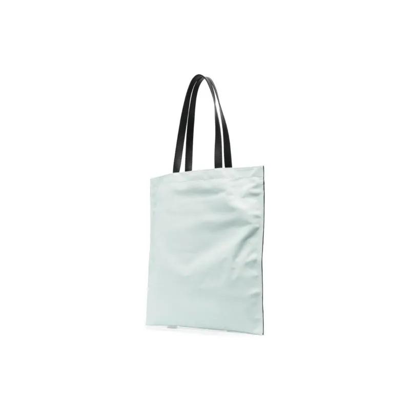 MOSCHINO Polyurethane Tote Bag Shopping Bag Shoulder Bag Handbag Men's Blue-2